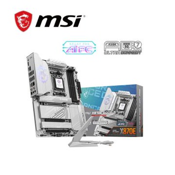 微星 MPG X870E EDGE TI WIFI 主機板+AMD R7 9850X3D 8核/16緒