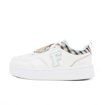 Kixpress-Fila Costume 女 休閒鞋 運動鞋 小白鞋 板鞋 萬聖節 學院風 舒適 米藍 [5-C902Y-166]