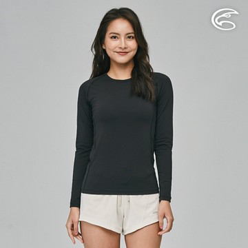ADISI 女Tactel Pro長袖快乾排汗圓領上衣AL2391060 (S-XL)｜防曬 抗UV 透氣 吸濕排汗 快乾 彈性 輕量