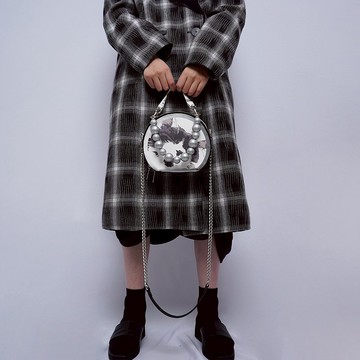 REBIRTH野生設定原創涂鴉可愛Y2K辣妹風手提單肩斜挎女士小圓包