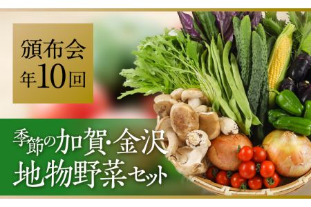 JA金沢市 季節の加賀野菜・金沢地物野菜セット頒布会（毎月１回）