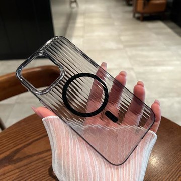 【強力防摔好質感】適用iPhone16ProMax手機殼新款蘋果15Pro高級感Magsafe磁吸Pro透明ip硬殼16e保護套13Max