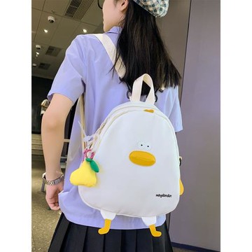 可愛手機包女生可愛卡通旅游雙肩包幼兒園書包女童出游超萌小背包