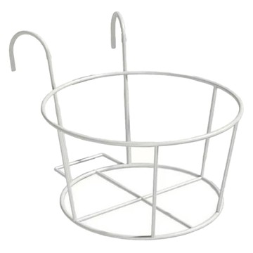 小麥購物 圓形掛式花架 L542  20 x 11cm  1個  白色