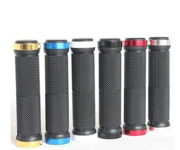 山地車把套把手套海綿副把單車死飛鋁合金鎖死自行車裝備配件手把