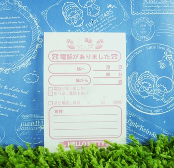 【震撼精品百貨】Hello Kitty 凱蒂貓 來電留言板 粉【共1款】 震撼日式精品百貨