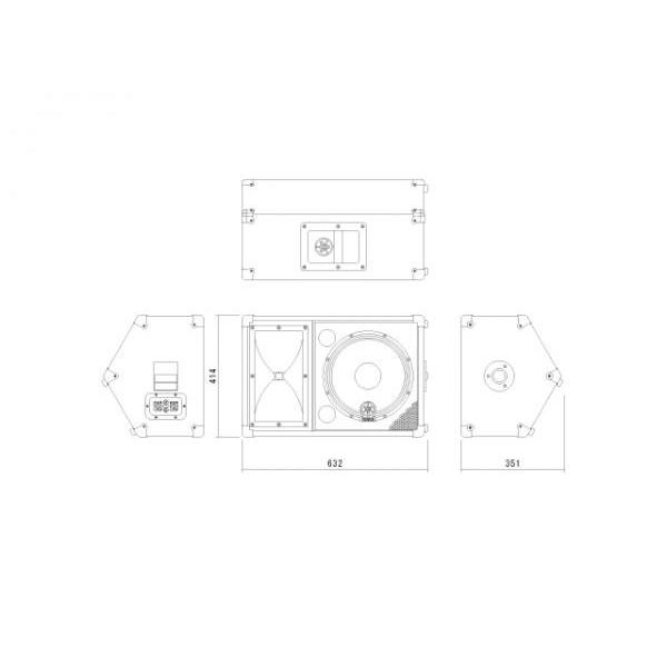 YAMAHA(ヤマハ) SM12V (1本)  ◆ フルレンジスピーカー