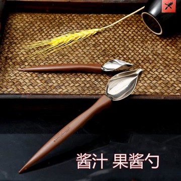 酒店廚房擺盤專用勺尖嘴畫劃線法國果醬畫盤醬汁勺筆西餐分子美食