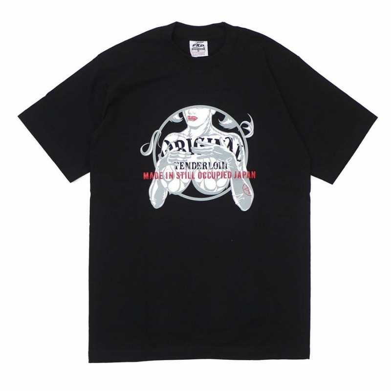 TENDERLOIN(テンダーロイン) TEE PC (Tシャツ) BLACK 200-007972