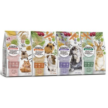 CUNIPIC 小動物優質主食 倉鼠主食 天竺鼠主食 幼兔主食 成兔主食 倉鼠飼料 無穀配方 雜食性主食 添加麵包蟲