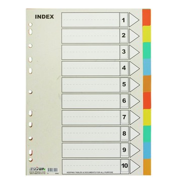 HFPWP 超聯捷 IX902 五色10段分段紙 (防水) (P.P) (10入)【APP滿額下單10%點數(單一帳號最高5000點)】1/31止