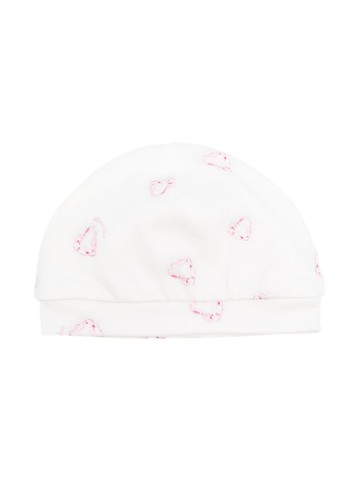 Monnalisa - graphic-print cotton hat - kids - Cotton - 6 - White