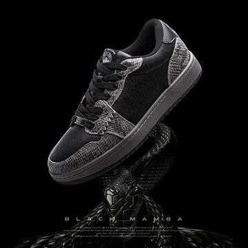 MRA 黑曼巴滑板鞋男鞋2025新款小眾設計感厚底運動休閒潮鞋子夏秋