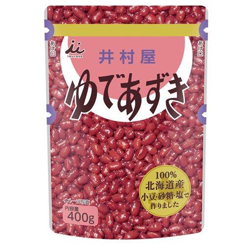 井村屋 北海道パウチゆであずき 400g  井村屋 ぜんざい おしるこ あんこ 和菓子 製菓材料