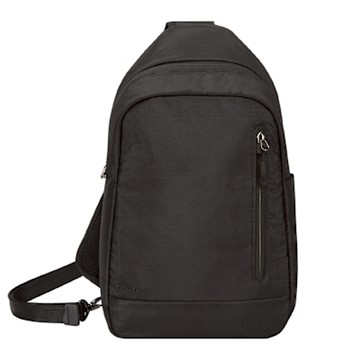 《TRAVELON》Urban防盜單肩後背包-黑-- 雙肩包 學生包 旅行包 防割防搶