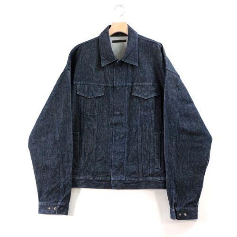 JUHA ユハ 18AW FLY FRONT OVER DENIM JAKCET オーバーサイズ デニム 