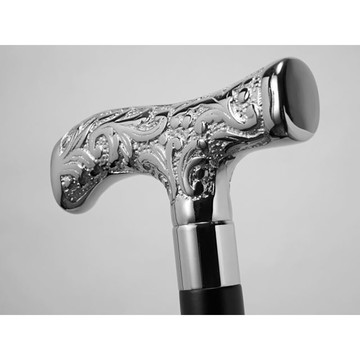 來而康 悅杖 醫療用手杖(未滅菌) ms-ws-bk-sv01 典藏權杖系列 紳士 木杖 花木