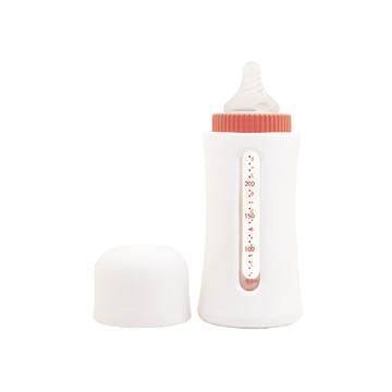 【韓國 JOHANSON】溫暖安心玻璃奶瓶160/240ML (高品質玻璃奶瓶 可替換其他寬口徑奶嘴 保溫 防摔破)