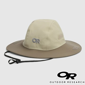 【OR 美國】GORE-TEX防水透氣招牌大盤帽UPF50+『淺卡其/灰褐』322290 登山｜露營｜休閒｜旅遊｜戶外｜夏季｜防曬
