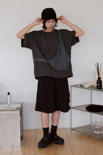 小我獨家 007可拆式小包激涼上衣 - 2色 - 可拆深灰S/M 現貨