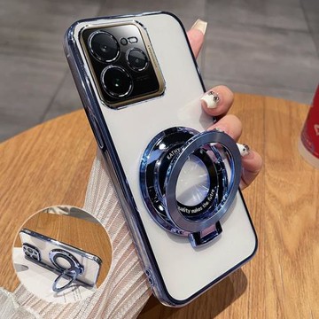 適用真我gt7pro手機殼realmeGT7por透明保護硅膠套RMX5010全包防摔軟殼超薄oppo男女realme新款高級感帶支架