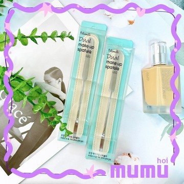 【mumu hoi】fillimilli 粉底刮棒 粉底上妝工具 雙頭粉底調和棒刮棒 粉底刮刀 粉底刮棒 粉底調和棒