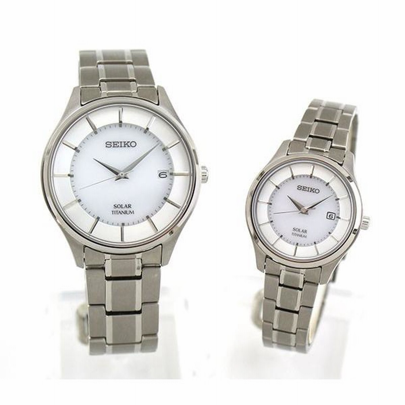 SEIKO ソーラーチタンペアモデル SBPX101 SEIKO SELECTION セイコー セレクション ペア ソーラー SBPX101