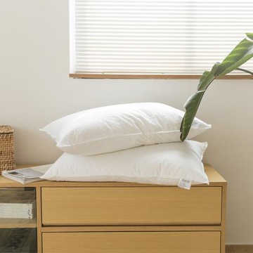 晚安貓枕頭枕芯一對宿舍單人酒店專用全棉家用單個裝睡眠枕頭芯