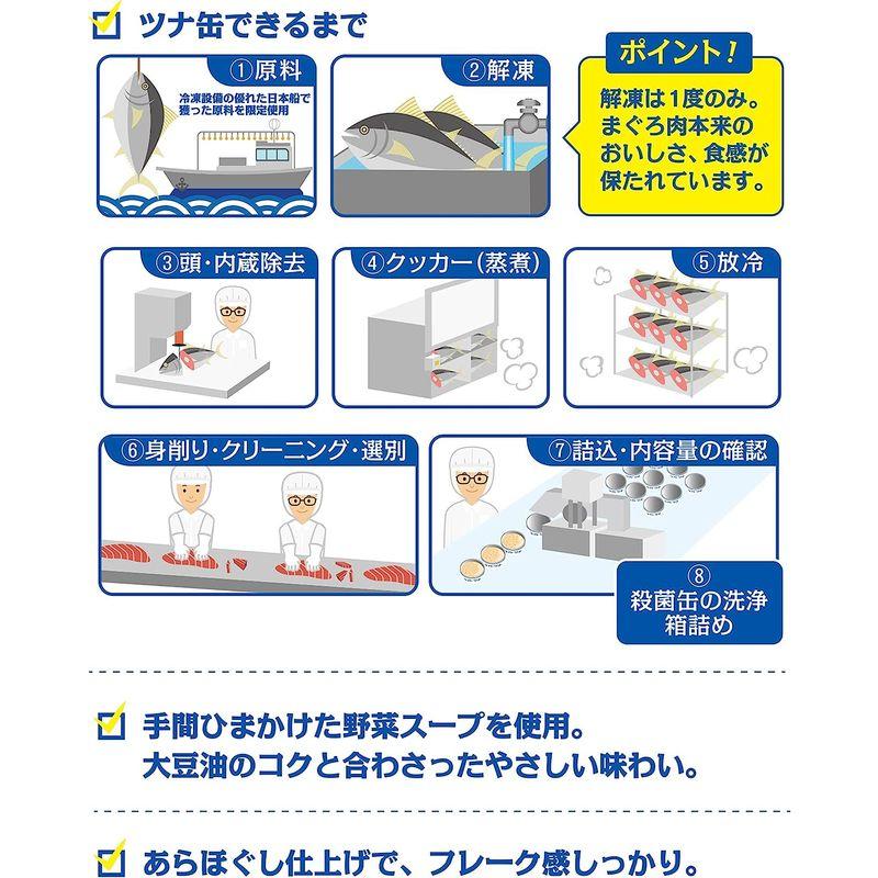 いなば 国産ライトツナフレークまぐろ油漬 塩こうじ入り 70g×6缶