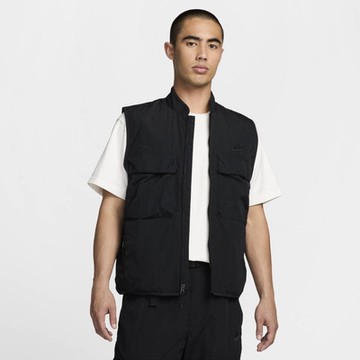 NIKE AS M NK TCH WVN VEST 男背心外套-黑-FZ0749010