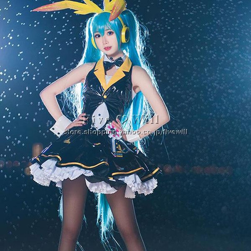 Niknock 初音ミク 中華風 チャイナドレス コスプレ衣装 ウィッグ・靴追加-