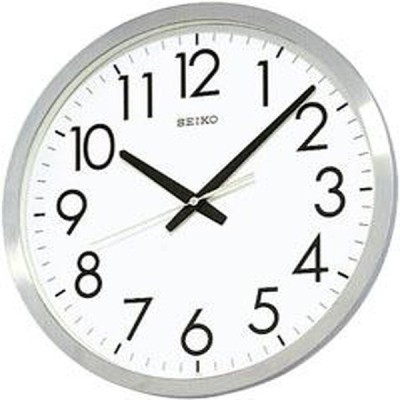 SEIKO セイコー 掛け時計 アナログ オフィスタイプ 金属枠 KH409S【お取り寄せ】