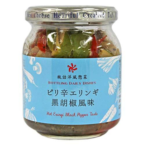 ピリ辛エリンギ黒胡椒風味（瓶）エリンギ 黒胡椒 胡椒 おかず ごはん お惣菜 おつまみ お土産 プレゼント ギフト サラダ ラーメン トッピング きの