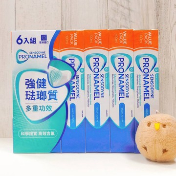 COSTCO代購 好市多 舒酸定 強健琺瑯質多效牙膏130公克 6入 歐洲進口 牙膏 琺瑯質 含氟 強健 多重功效 進口