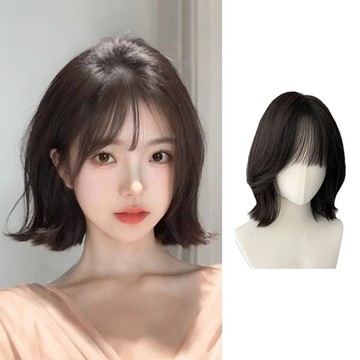 女生假髮 短髮假髮 空氣瀏海 假髮 整頂假髮 髮片 仿真假髮 233