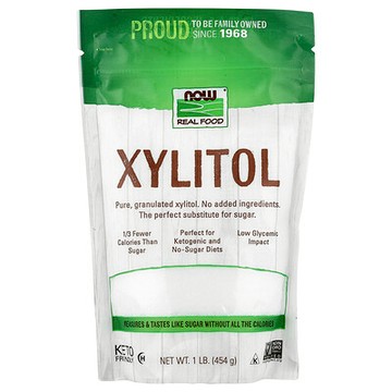 NOW Foods, 真正食品，木糖醇粉， 1磅（454克）