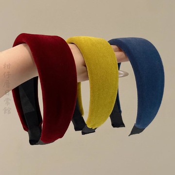 🔥2件9折🍊臺北出貨🍊可開發票簡約布藝髮箍外出百搭洗臉頭箍新款高級感頭飾海綿髮卡秋冬髮飾女