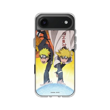 iPhone Air Clear Case（相機按鈕） 透明 - 火影忍者 Naruto - 漩渦鳴人&波風水門