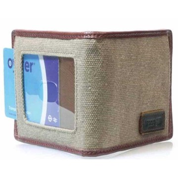 troop英國名片夾中性外袋可置悠遊卡男女適用手工帆布經典100%純棉