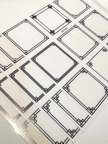 sensiary 韓國傳統窗框標籤貼紙 v.1 5入組