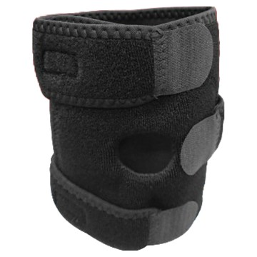 鍺 x 竹炭 兩段式黏扣活動護膝 6顆鍺 台灣製  F(12~18吋)  1個