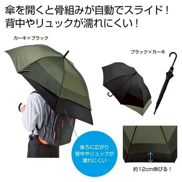 免運 日本境內貨 延伸傘 保護包包雨傘 防潑水 防曬 抗紫外線 輕巧型