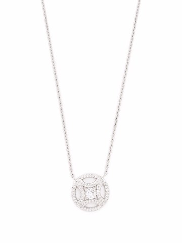 Loyal.e Paris - 18kt recycled white gold Perpétuel.le diamond pavé necklace - women - 18kt Recycled Gold/Diamond - One Size - Silver