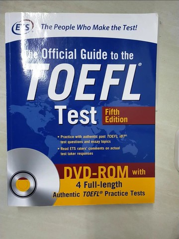 【書寶二手書T8／語言學習_UEE】The Offical Guide to the TOEFL Test 5E_Educational Testing Service (COR)