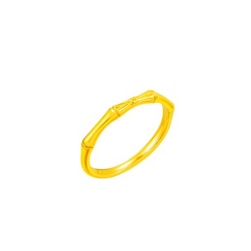 Just Gold 竹耀 可調式 黃金戒指 (網路限定)