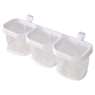 iFam 多功能置物籃 塑膠(PP)材質 60公分x16公分x23公分  WHITE  1個