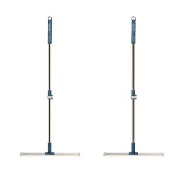 小麥購物 伸縮刮水掃把 Y166 53cm  藍色  2支