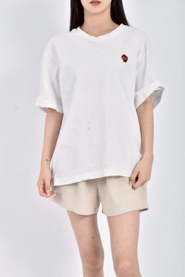 (M) gu棉質純棉咒術迴戰白色短袖上衣