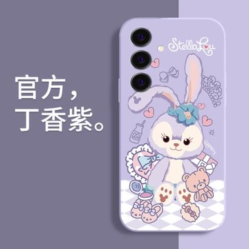 適用三星A55手機殼防摔Galaxy A55卡通星黛露蓋樂世A55液態硅膠軟殼鏡頭全包保護套可愛女生新款DIY外殼超薄