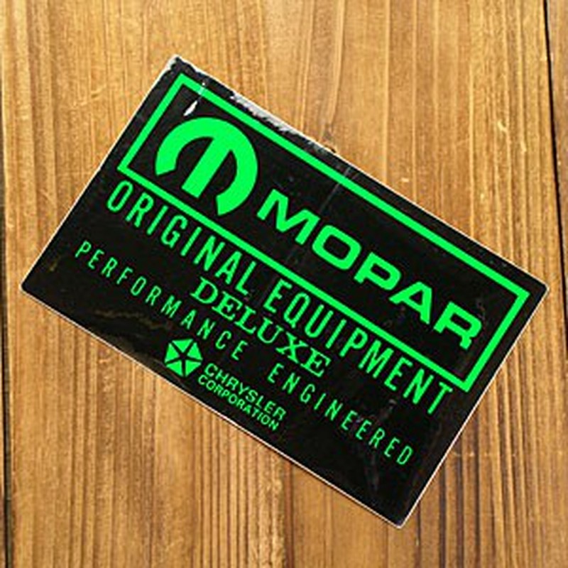 ステッカー 車 モパー アメリカン バイク ヘルメット アメ車 復刻 クライスラー Mopar ブラック Sc Dz276 Mon 通販 Lineポイント最大1 0 Get Lineショッピング